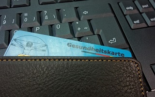 Eine deutsche Gesundheitsversicherungskarte