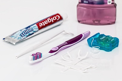 All the dental care products you need including a waterpick