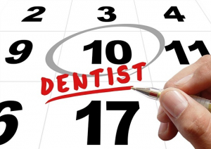 Dental appointment in your calendar